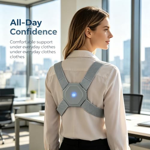 Smart Posture Corrector for Women Men Kids,Electronic Reminder with Sensor
