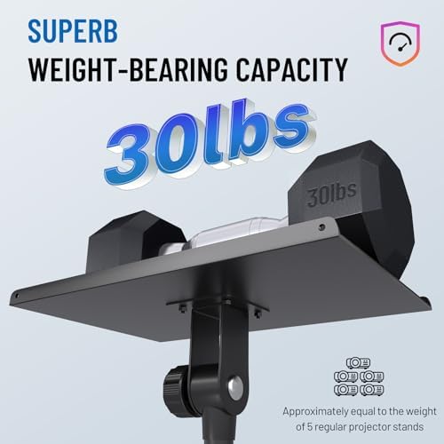 CAHAYA Projector Stand Tripod Adjustable Height Portable Laptop Rack Tray