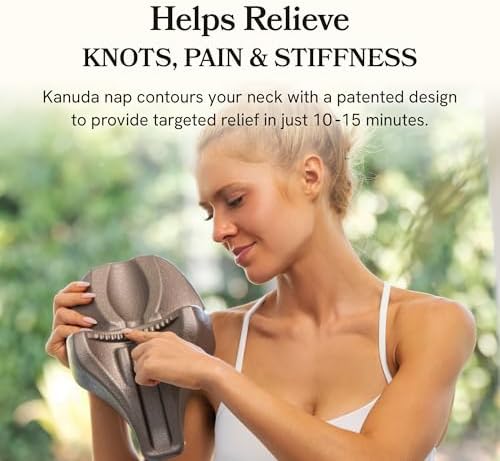 Kanuda Head Nap – Cervical Traction Device for Neck Pain Relief, Ergonomic Neck Tension Relief Tool Designed by Physical Therapist for Posture & Alignment