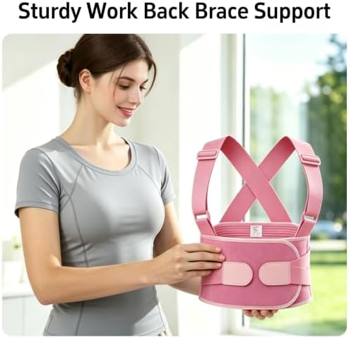Work Back Brace for Men and Women Posture Corrector Lower Back Support