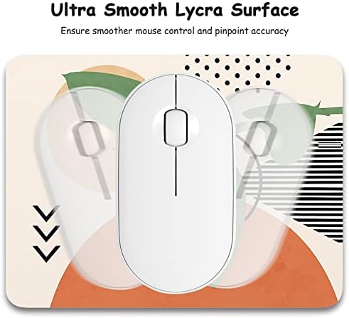 Dapesuom Small Mouse Pad, 6 x 8 Inch Thick Rubber Premium-Textured Non-Slip Portable & Washable Mini Mouse Mat for Women Men Wireless Laptops Keyboard Tray Gaming Office Travel, Abstract Painting