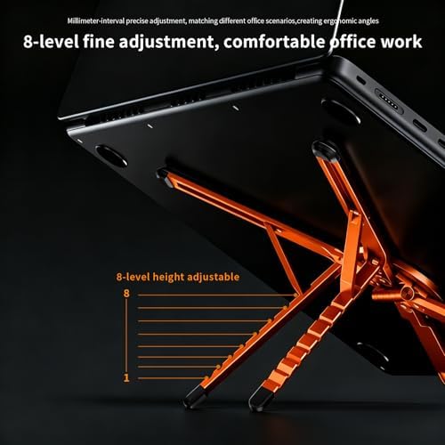 Laptop Stand - Portable Tablet Riser iPad Desk Mount, Orange