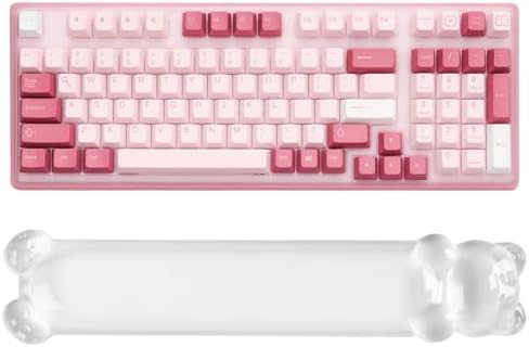 Ergonomic Gel Keyboard Wrist Rest, Clear Wrist Rest for Computer Keyboard