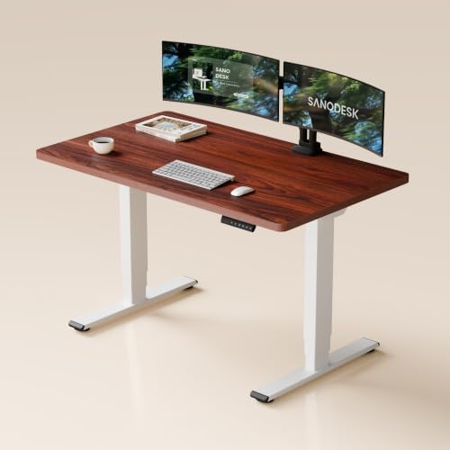 SANODESK Dual Motor Standing Desk 220lbs Height Adjustable Desk
