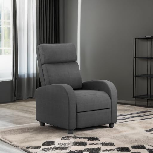 Homall Recliner Chair, Recliner Sofa Fabric for Adults, Grey Recliners