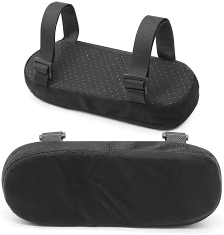 Office Chair Armrest Pads, Adjustable Fit, Set of 2
