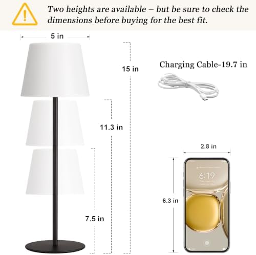 Shower Lamp Rechargeable Waterproof Lamp, Cordless Table Lamp for Bathroom