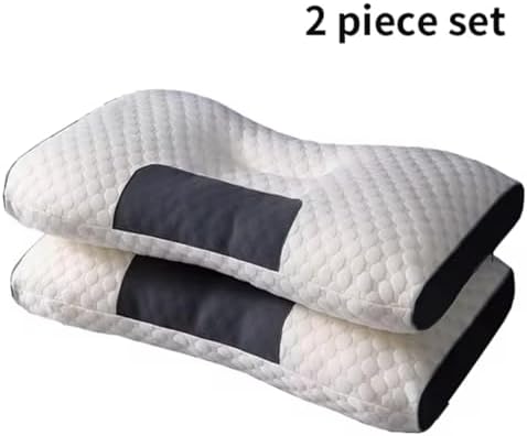 Ergonomic Pillow Contour Orthopedic Traction Pillow for Shoulder Neck Pain Relief,Cervical Neck Support Pillows for Sleeping Lifting Side Sleeper Pillows Deep Rest
