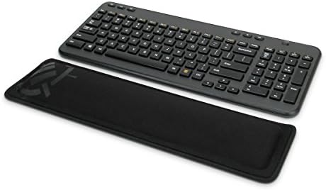 ENHANCE Compact Bluetooth Keyboard Wrist Rest Pad with Soft Memory Foam Support for Bluetooth Keyboards - Anti-Fray Stitching, Non-Slip Base, Gaming Wrist Rest Decal - Thick 1 inch Padding