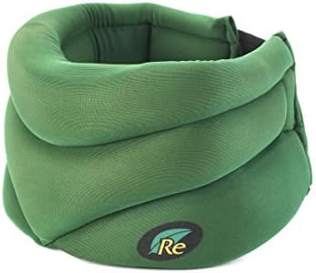 Releaf® Neck Rest – Soft Neck Brace for Neck Pain and Support, Comfortable Neck Brace for Sleeping, Cervical Collar Neck Support Brace for Travel, Reading & Relaxation - Green, Medium