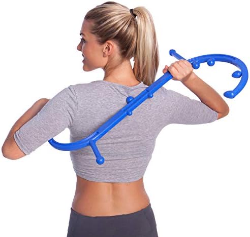 Body Back Buddy Classic Back Massager & Neck Massager for Pain Relief, Blue