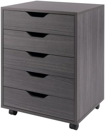 Winsome Halifax Mobile Storage Cabinet with Doors & Drawers