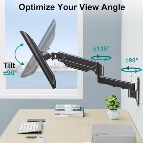Monitor Wall Mount Fits up to 32" Computer Screens Max 19.8lbs