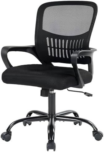 DUMOS Home Office Chair, Lumbar Support Computer Desk Chair
