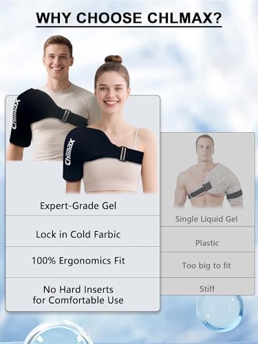 Shoulder Ice Pack Wrap for Rotator Cuff Cold Therapy Brace