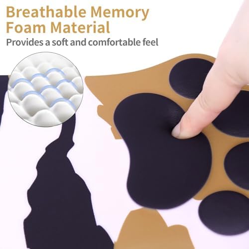 L-SPOUTTO Ergonomic Mouse Pad with Wrist Rest,Cute Mouse Pad Wrist Support