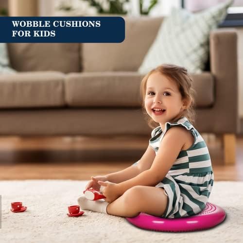 Wobble Cushion，Wiggle Seat，Balance Disc （Extra Thick 34cm/13.4in），for Balance Stability Training, Improve Sitting