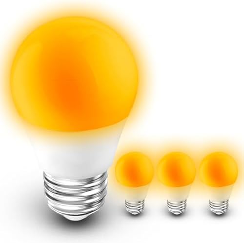 Amber Sleep Light Bulbs 1800k, Blue Light Blocking,A15 Soft Warm Light Bulb