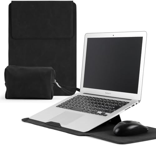 13-14 inch Laptop Sleeve Case with Stand for MacBook Air 13/Pro 14