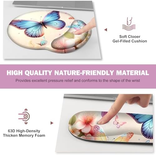 Gaming Mouse Pad, Large Desk Mat, 4in1 XXL Mousepad Cute Desk Pad Protector