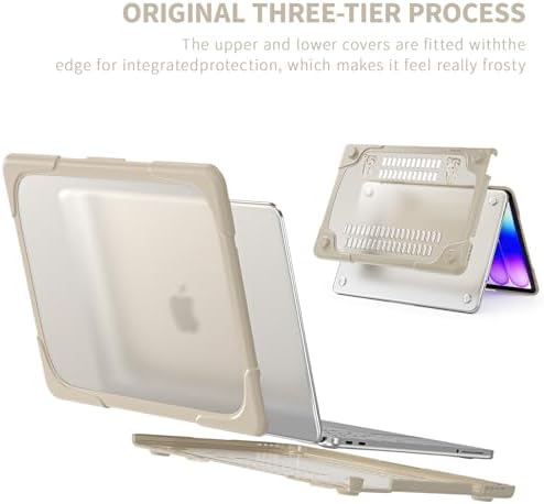 Batianda Heavy Duty Case for MacBook Neo 13 Inch 2026, Rock Gray