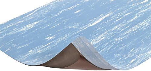 NoTrax 470S3660BU 470-Marble Sof-Tyle 3' x 5' Blue Anti-Fatigue Mat with