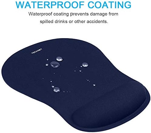 TECKNET Ergonomic Mouse Pad with Wrist Support