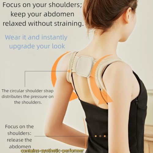 Adjustable Posture Corrector Back Brace for Men and Women, Shoulder Opener (XS)