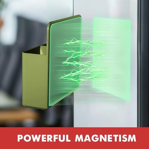 BEYGORM Plastic Magnetic Pen Holder, Powerful Magnet, 2 Pack