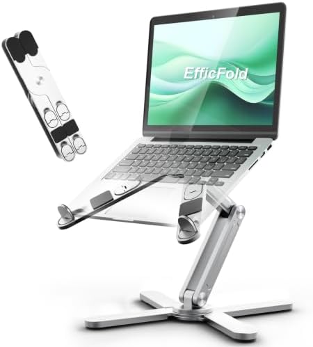 N86 2.0 Laptop Stand for Desk Adjustable Foldable 360 Rotating