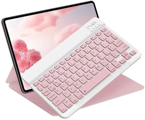 NOOX Bluetooth Keyboard for iPad A16 11th 10th Generation, iPad Pro 13/12/11/10/9/8/7 inch, iPad Air 13/11th Gen, iPad mini Tablets, etc. - Slim Wireless Portable Travel Office Computer Accessories