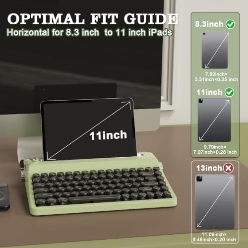 YUNZII QL75 Retro Typewriter Hot Swap RGB Keyboard (Green, Onyx Switch)