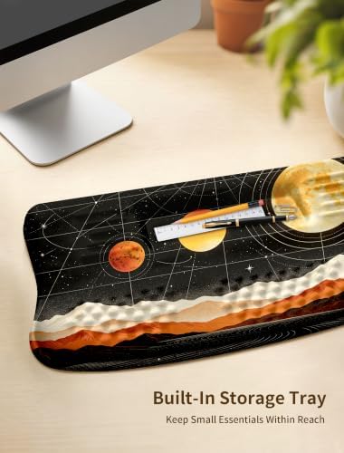 Ergonomic Keyboard Wrist Rest Pad with Wrist Support Moon Mountain