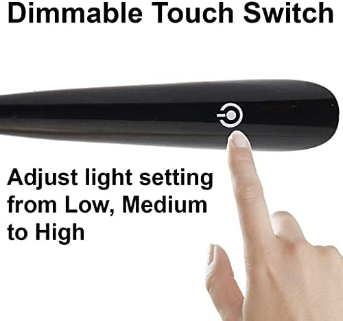 USB Reading Lamp with 14 LEDs Dimmable Touch Switch and Flexible Gooseneck for Notebook Laptop, Desktop, PC and MAC Computer + On/Off Setting (14 LED, Black)