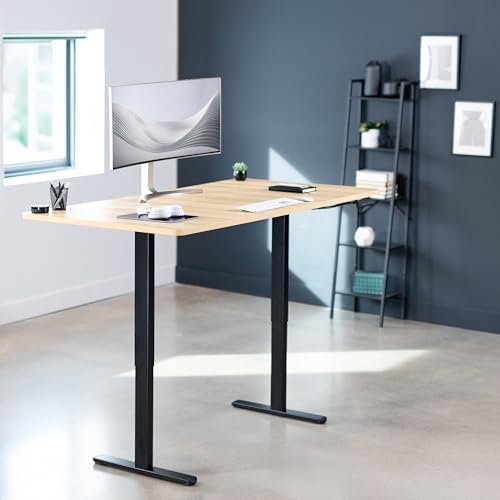 VIVO Light Wood 71 x 36 in Standing Desk, DESK-KIT-E2B7C-36