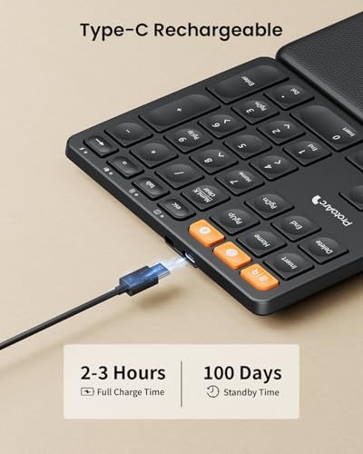 ProtoArc EK04 N Ergonomic Number Pad and EM01 NL Trackball Mouse