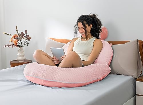 INSEN Reading Pillow, Back Pillow for Sitting in Bed and Couch, Gaming Pillow for Adults, Sit Up Support for Bed