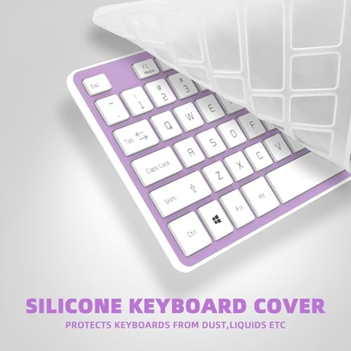 USB Wired Keyboard for Window,Comfortable Quiet Chocolate Keys, Durable Ultra-Slim Wired Computer Keyboard(QWERTY) for PC, Windows 11/10/8/7/XP/Vista KB1430