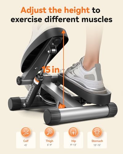 Niceday Steppers for Exercise at Home, Mini Stepper with 300LBS Capacity