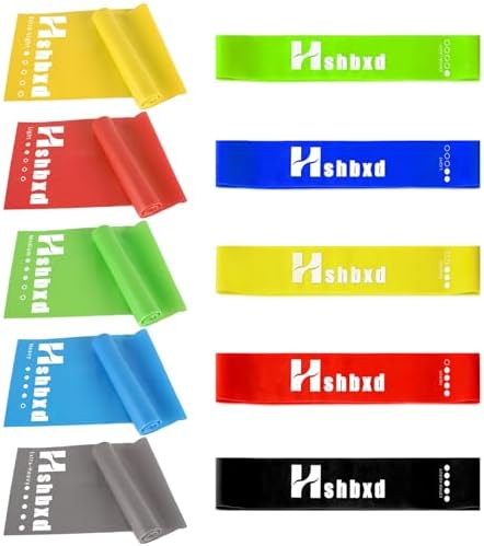 Resistance Bands Set for Physical Therapy, Rehab, Yoga and Pilates