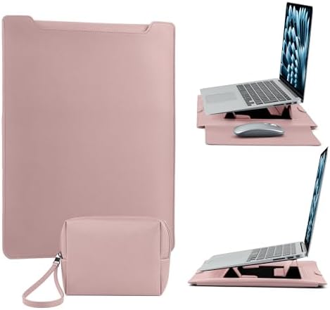 15-16 Inch Protective Laptop Sleeve with Stand, for MacBook Pro/MacBook Air