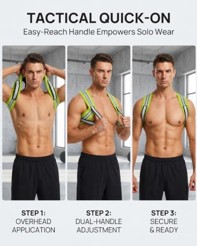 Pro-Gym Posture Brace for Men, 8 cm Straps Help Spread Pressure