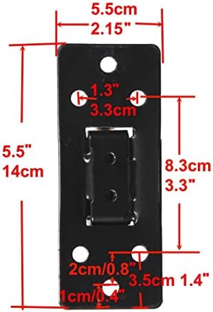 VideoSecu TV Wall Mount Long Articulating LCD LED UHD TV Monitor Flat Panel Mount for Most 26" 27" 30" 32" 39" 40" VESA 75mm/100 mm ML513B CG5