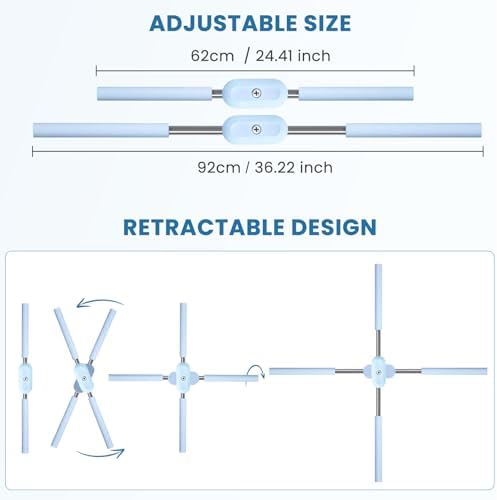 Yoga Stick, Back Cross Orthosis for Adult And Child, Foam Stainless Steel Material, Improving Hunchback and Chest Back Support, Hump Corrector Posture Corrector Stick Stretching rod(23.6-35.4in)