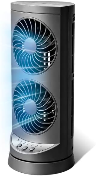 Personal Tower Cooling Fans that Blow Cold Air,25dB Quiet Fan with 24ft/s
