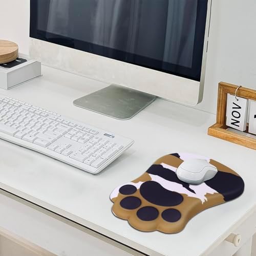 L-SPOUTTO Ergonomic Mouse Pad with Wrist Rest,Cute Mouse Pad Wrist Support