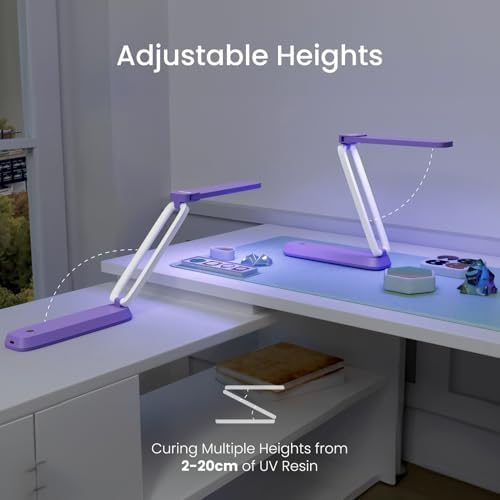 Resiners UV Resin Light, Rechargeable 3-in-1 Foldable UV Lamp, AirWave Pro
