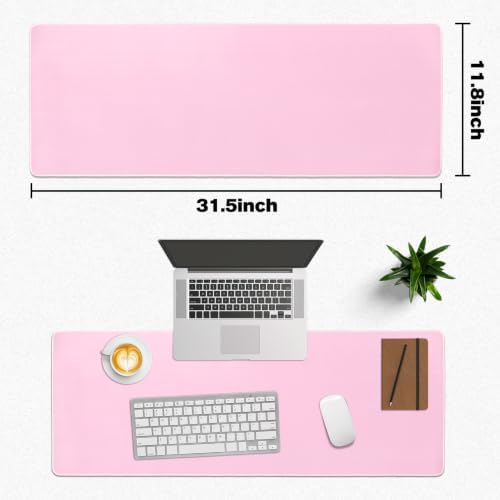 Mouse Pad Gaming - Desk Mat for Keyboard and Mouse - Large Mouse Pads for Desk, Gaming Mousepad with Non-Slip Base, Desks Pad (31.5" X 11.8") for Game, Office and Home