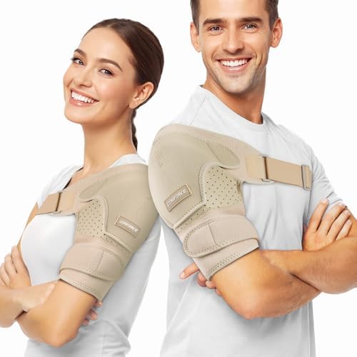 Copper Rotator Cuff Brace for Women&Men, Detachable Shoulder Brace