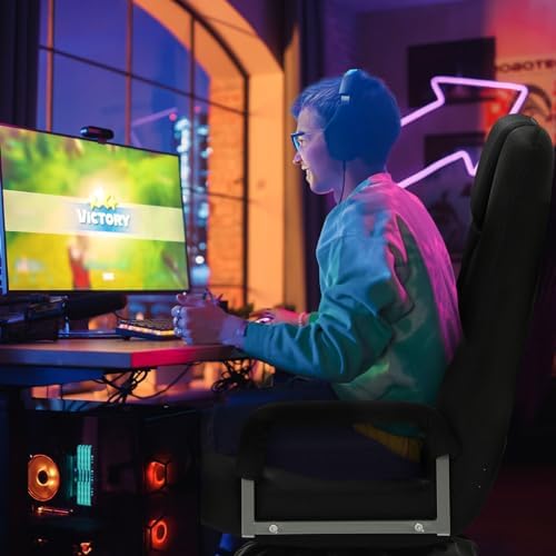 Swivel Gaming Chair Multipurpose Video Game Chairs w/6 Adjustable Postion